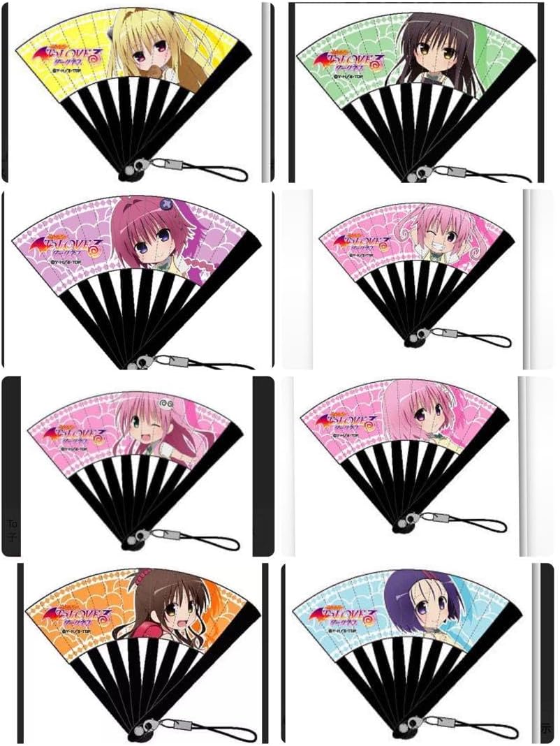 To LOVEる-とらぶる-ダークネス◆ミニ扇子ストラップ To LOVEる -とらぶる- ダークネス ミニ扇子ストラップ ララ柄